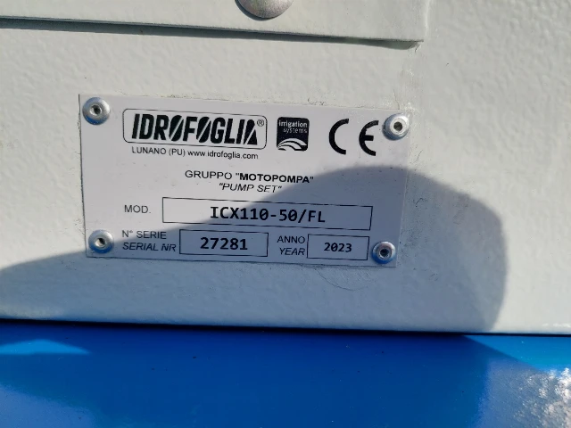 IDROFOGLIA TURBOPUMP ICX 110-50/FL