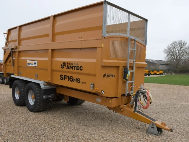RICHARD WESTERN SF16HS PLUS SILAGE TRAILER 16T