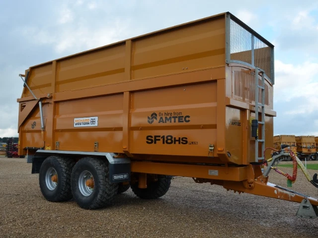 RICHARD WESTERN SF18 PLUS SILAGE TRAILER 18T