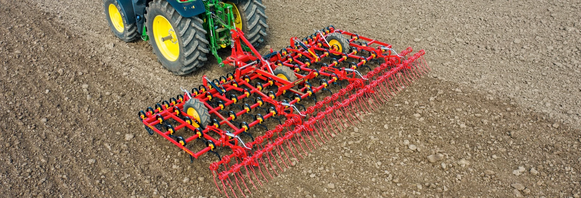 Vadertsad NZ cultivating the final stage of a seedbed ahead of planting