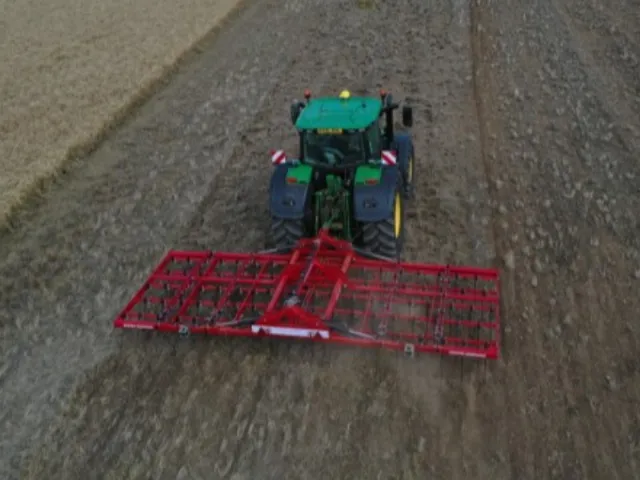 Weaving Stubble Rake