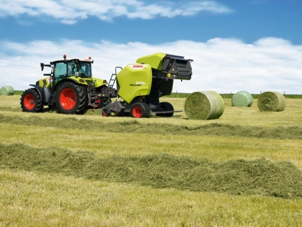 baling grass