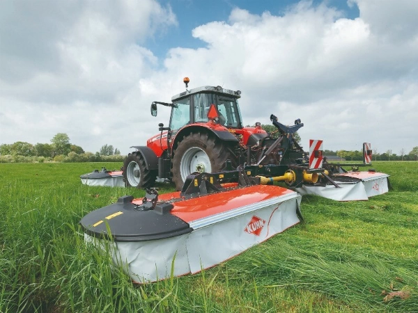 cutting grass